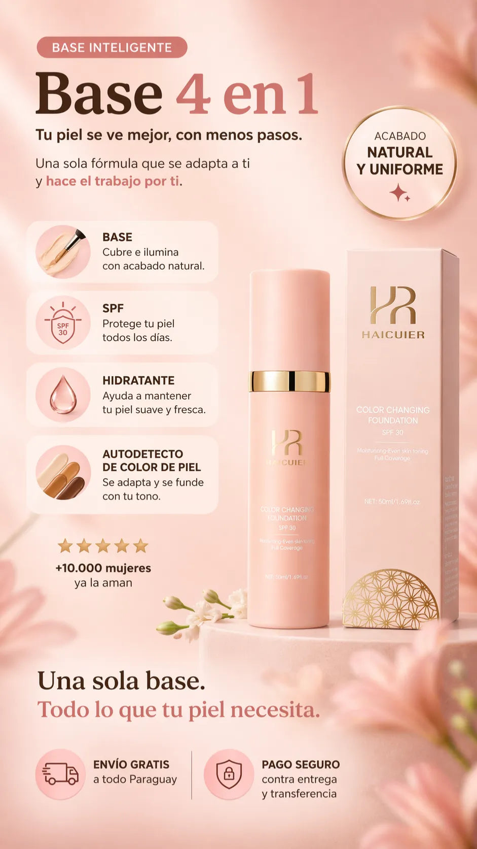 Base Color Changing 4 en 1 + SPF30