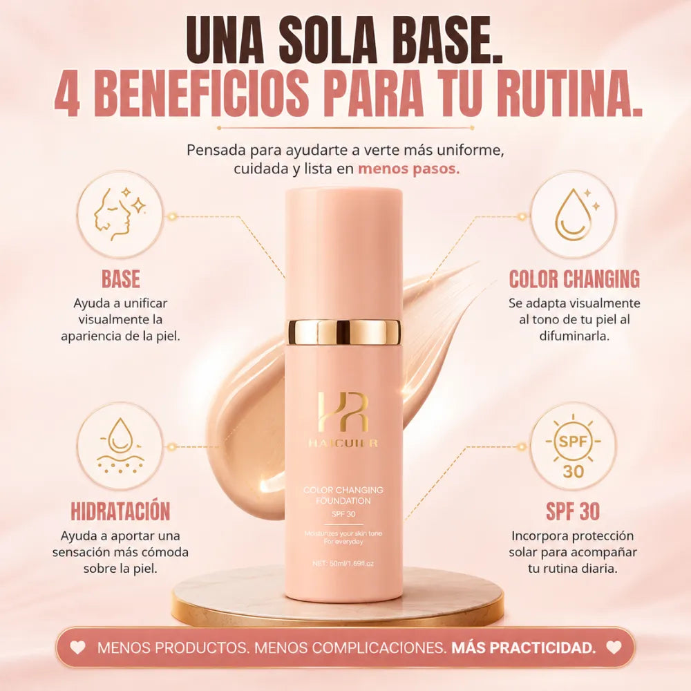 Base liquida *50ml* - Rutinas Más Sencillas Con Protector Solar ☀️