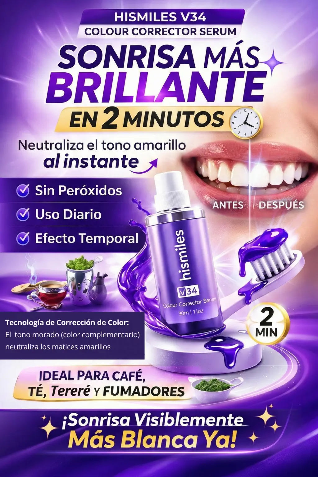 Blanqueador de Dientes Hismiles v34