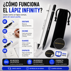 Lápiz Infinity® Sin Sacapuntas – Escritura Continua, Reutilizable y Portátil