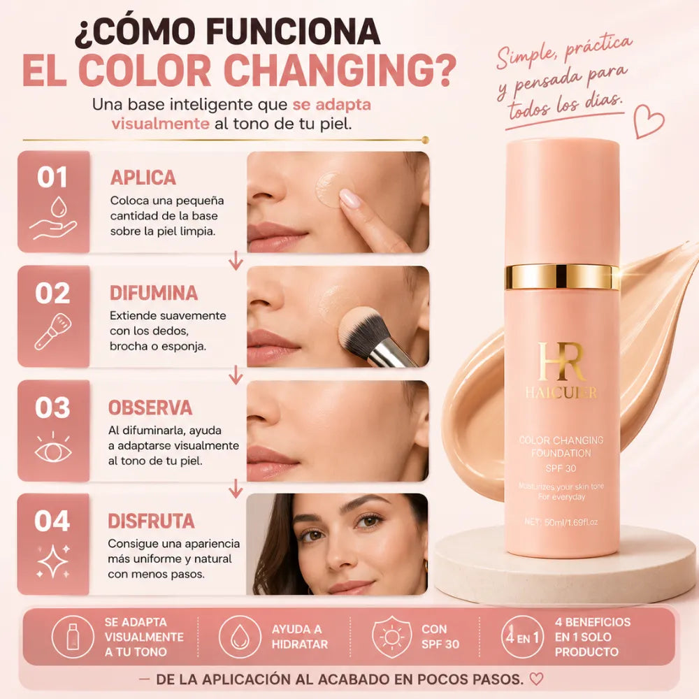 Base liquida *50ml* - Rutinas Más Sencillas Con Protector Solar ☀️