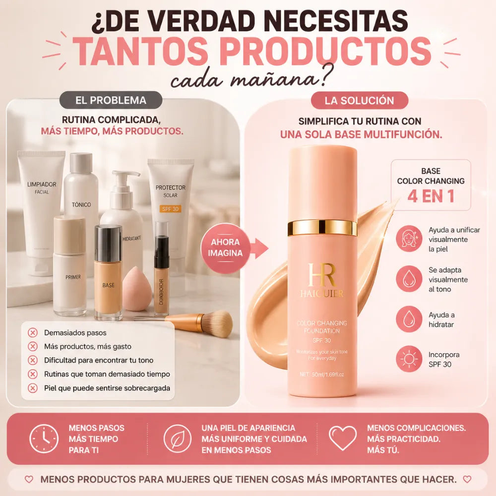 Base liquida *50ml* - Rutinas Más Sencillas Con Protector Solar ☀️